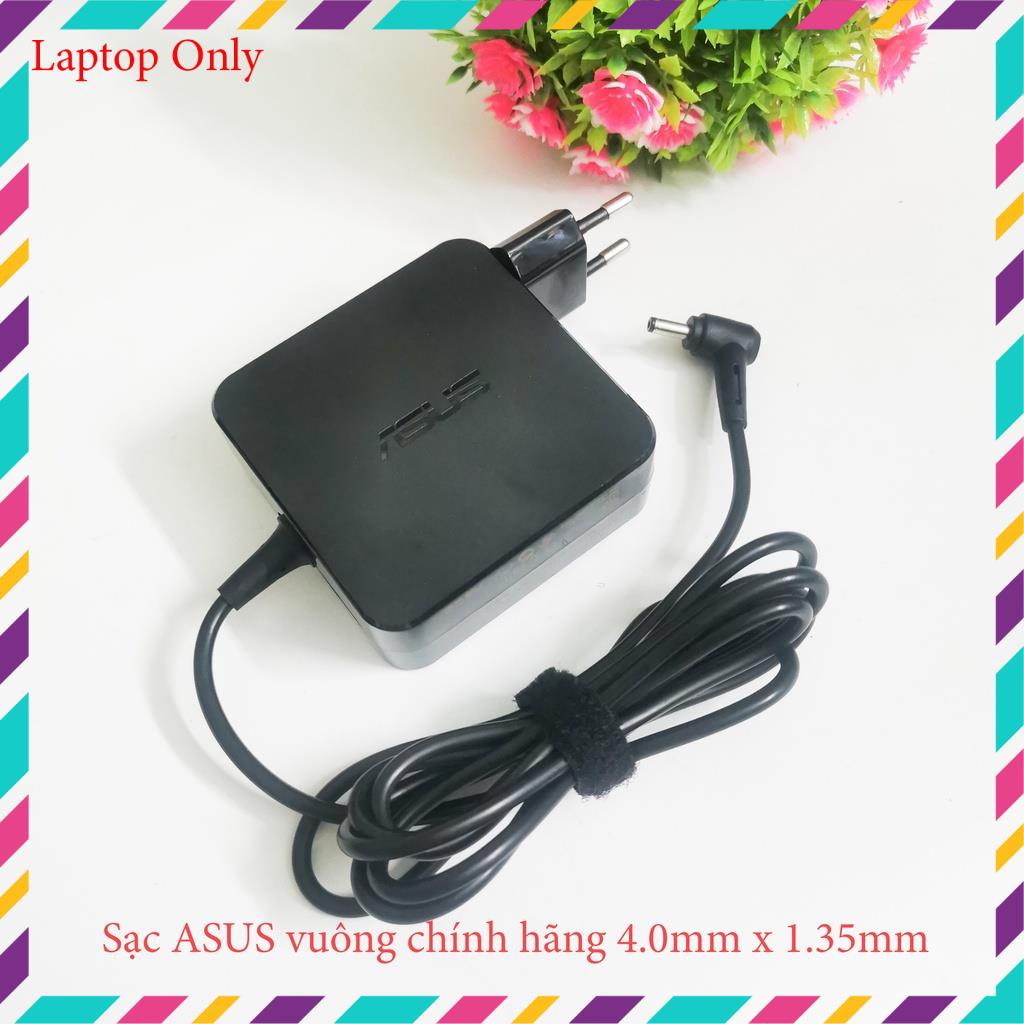 Sạc laptop Asus vuông Zin 19v-3.42a/2.37a cao cấp chính hãng, adapter asus chân to/nhỏ hàng nhập khẩu