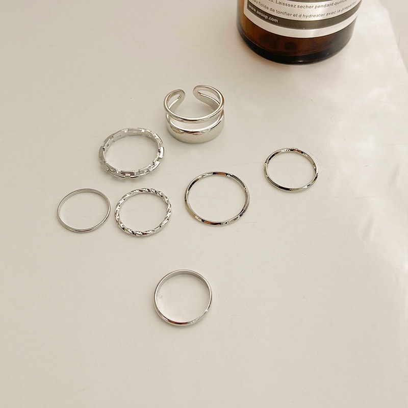 (0632) Set 7 Nhẫn Đeo Tay Phong Cách Hàn Quốc