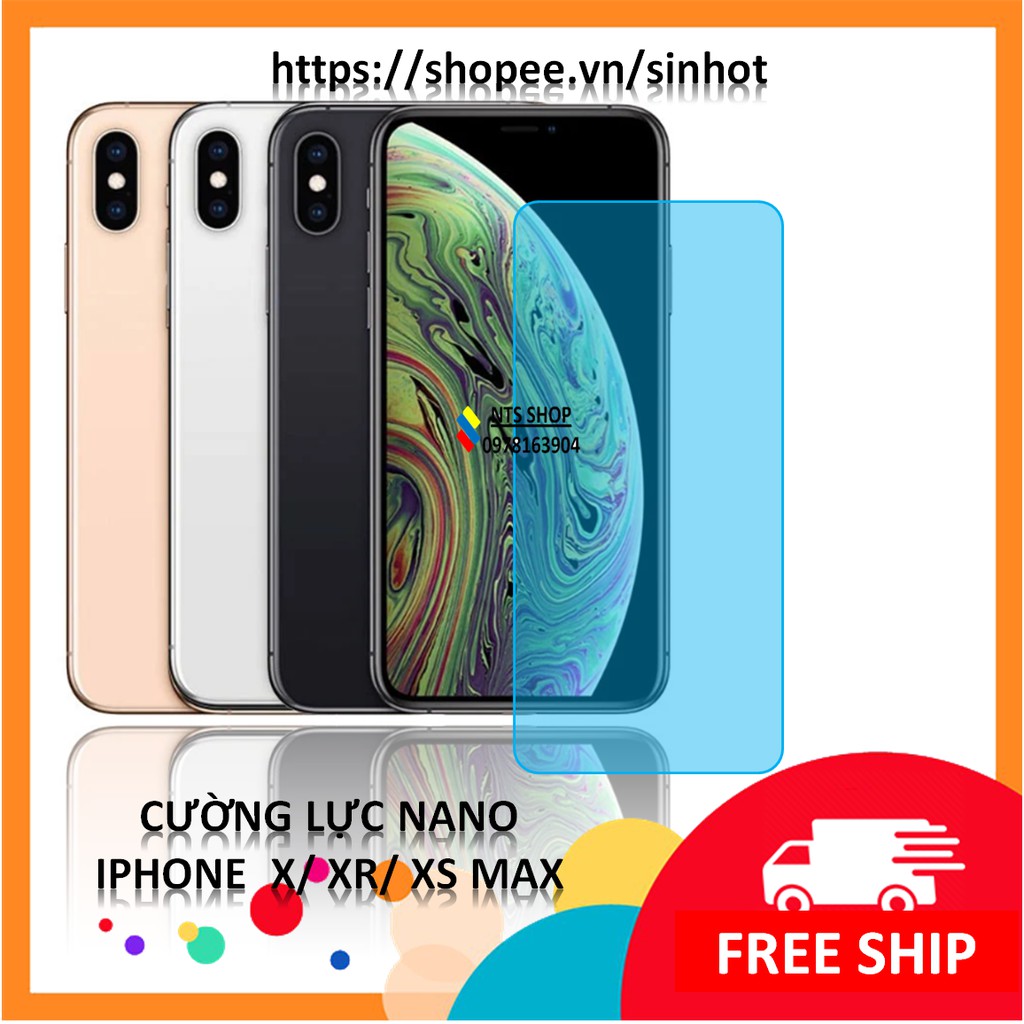 Dán cường lực dẻo bảo vệ màn hình IPHONE X / XR / XS MAX