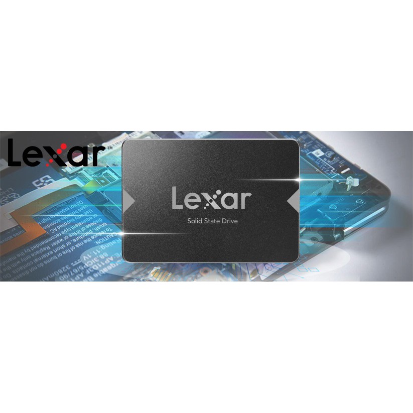 [Mã 11ELSALE hoàn 7% đơn 300K] Ổ cứng SSD 128GB/256GB Lexar NS100 2.5-Inch SATA III - Hàng Chính Hãng