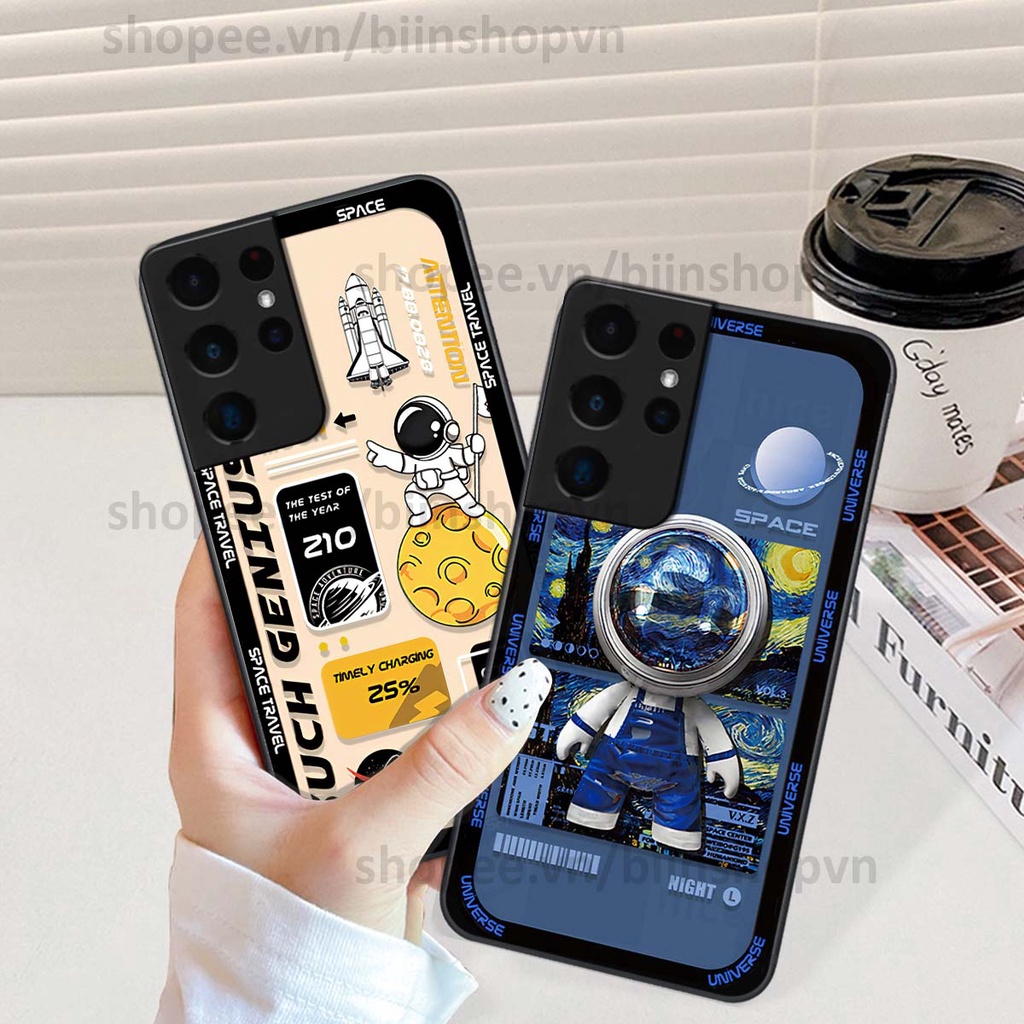 Ốp Samsung S21 Ultra phi hành gia vũ trụ space.x siêu đẹp, thời trang