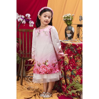 Áo dài mẹ và bé, áo cách tân cho bé mặc tết, AoDai Cach Tan Hàng Đẹp Xịn