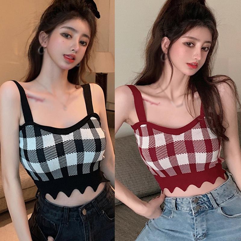 Áo Lửng Hai Dây Phong Cách Hàn Quốc Quyến Rũ Dành Cho Nữ