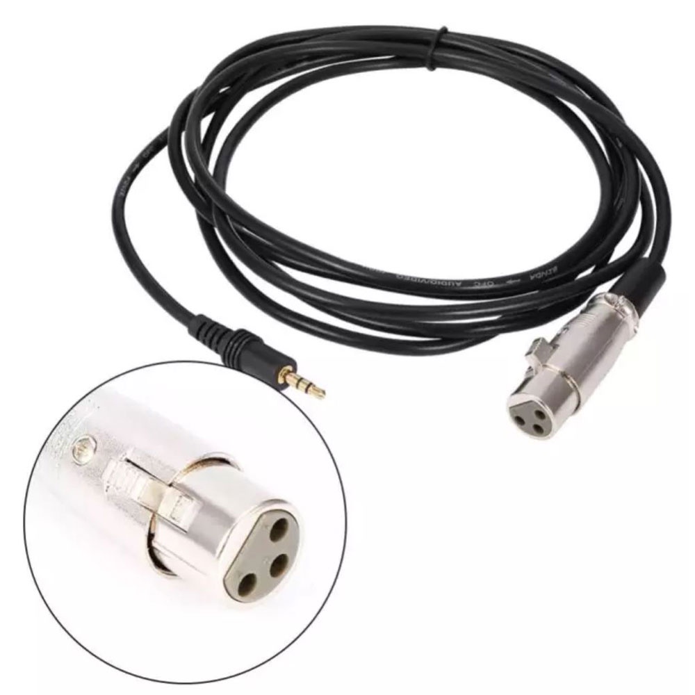 Dây Cáp Micro Hát Karaoke Chuyển Đổi 3.5mm Sang Xlr Bm-800 Bm-8000 Bm-900 Bm-700 Dài 2m