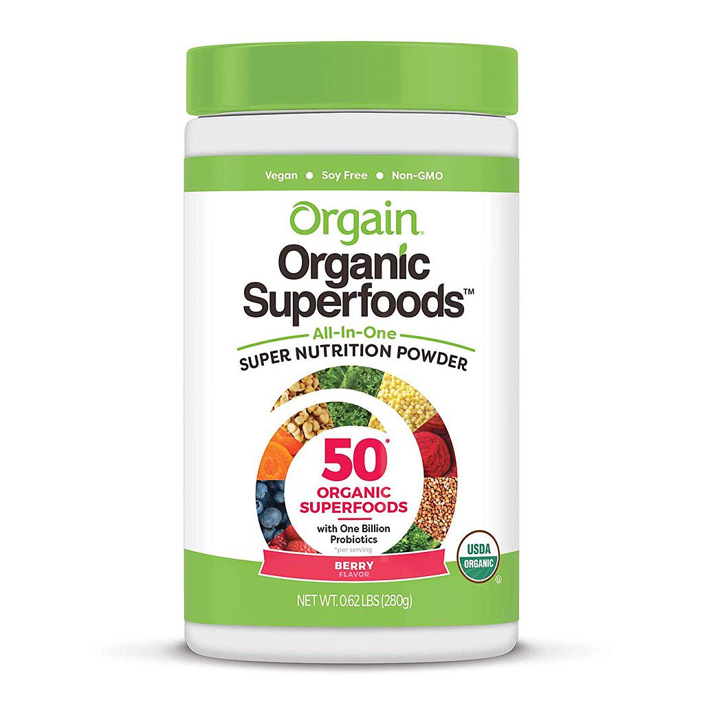 Bột rau củ siêu thực phẩm hữu cơ Orgain Organic Green Superfoods