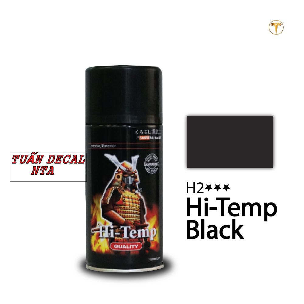 SƠN SAMURAI H2*** SƠN CHỊU NHIỆT (MÀU ĐEN)
