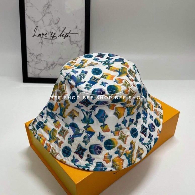 Mũ bucket LV tròn vành hoạ tiết, nón tai bèo nam nữ chống nắng, thời trang - Bee Shop  ྇