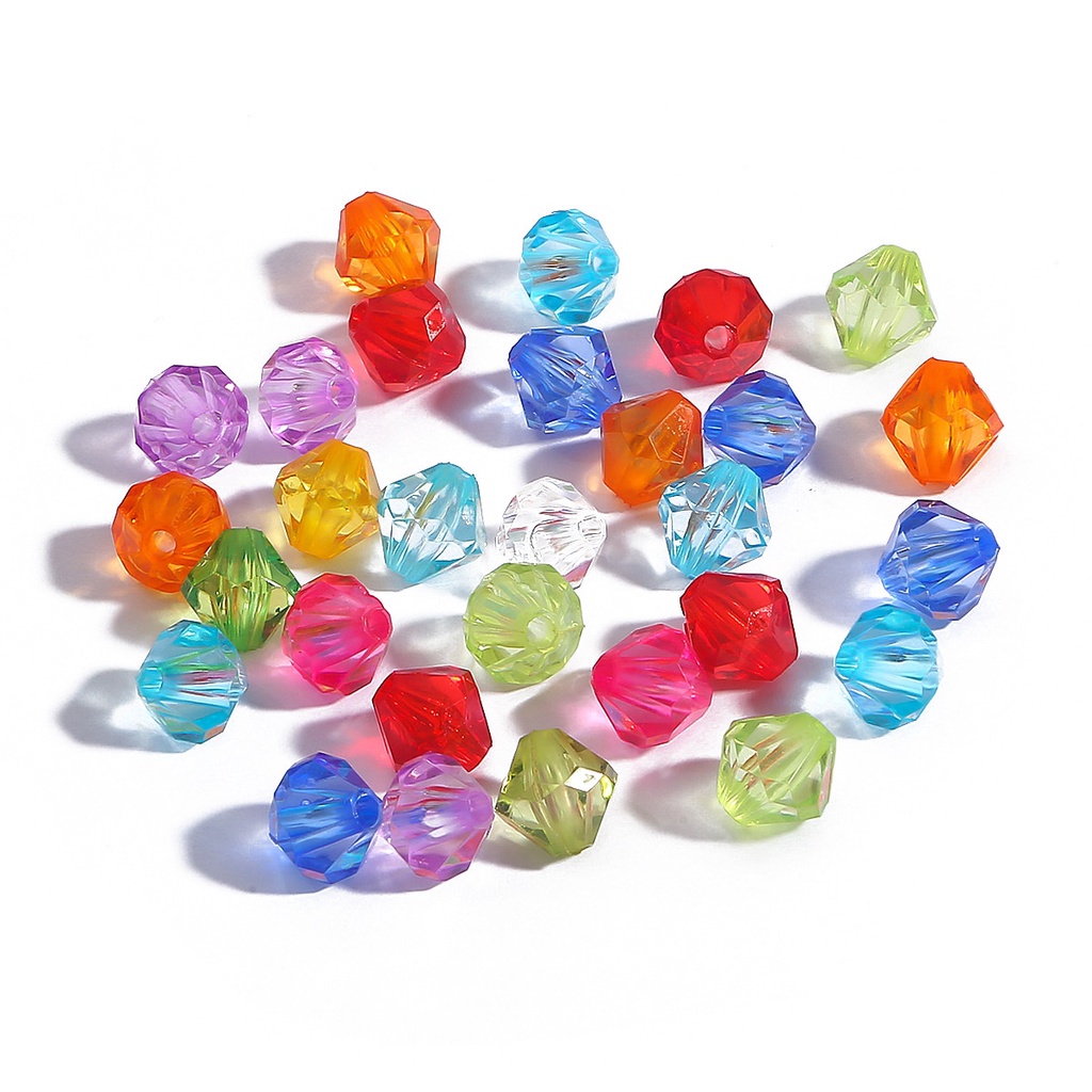 Bộ 50-500 hạt đá nhiều màu sắc kích thước 4 / 6 / 8 / 10mm dùng làm trang sức đẹp mắt 5301