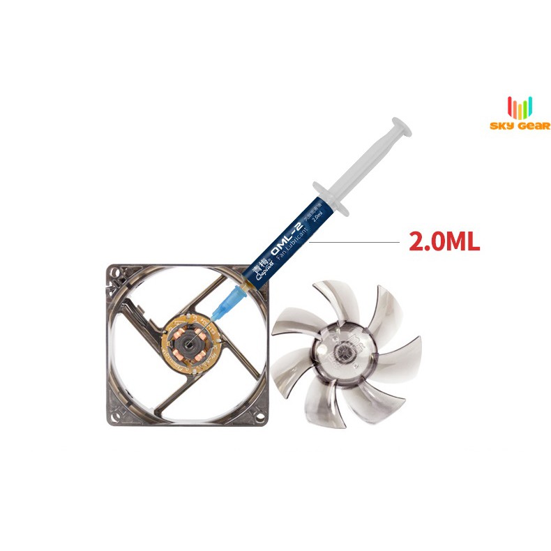 Dầu chuyên dụng bôi trơn quạt QML-2 Lubricant 2ml