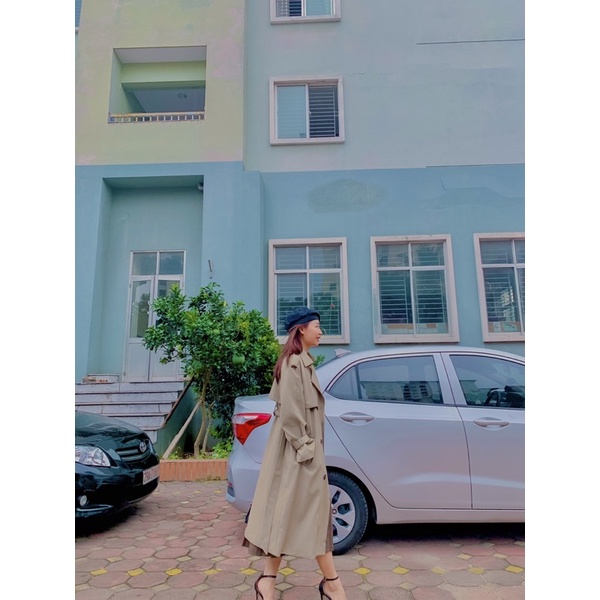 [ Freesize- Ảnh thật+Feedback] Áo mangto dáng dài, trench coat kèm đai Hàn Quốc | BigBuy360 - bigbuy360.vn
