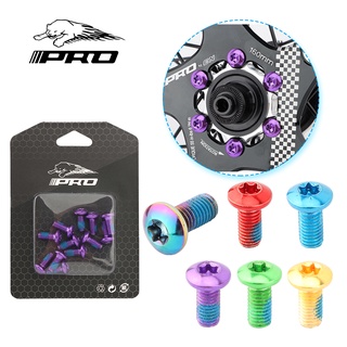 Set 12 Vít Cố Định Đĩa Phanh Xe Đạp Bằng Hợp Kim T25 Màu Sắc