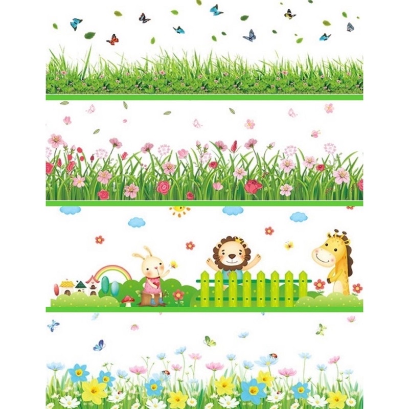 Decal dán chân tường trang trí [GIÁ RẺ] nhiều mẫu mã đẹp - Decal dán tường có keo sẵn bóc dán