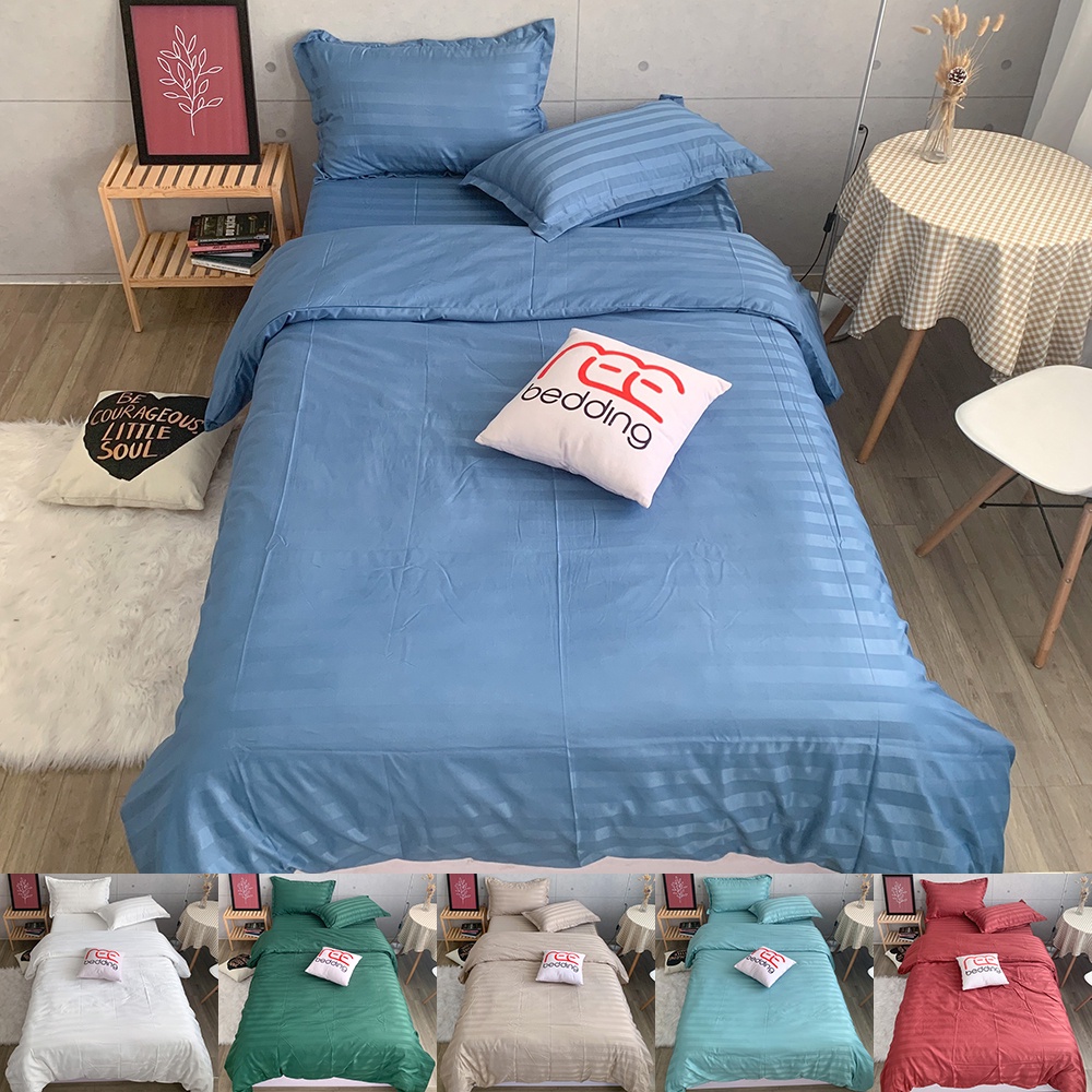 Bộ chăn ga gối Cotton 3F Khách sạn REE Bedding CF125 đủ size giường nệm 1m2, 1m4, 1m6, 1m8, 2m