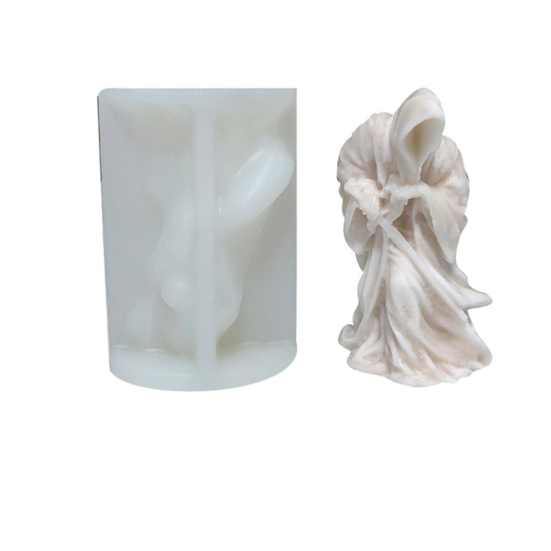 Khuôn Làm Nến 3D Hình Trụ Bằng Silicone DIY