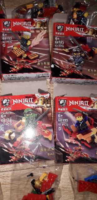 Combo 8 hộp lắp ráp Lego Ninjago Phượng hoàng 68153 trọn bộ