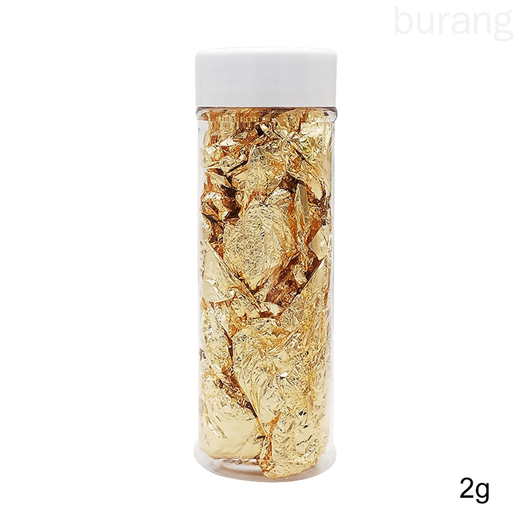 Cuộn Lá Vàng / Bạc 2g Chuyên Dụng Cho Trang Trí Bánh
