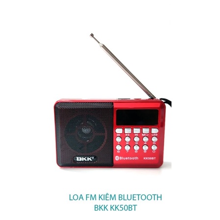 Loa bluetooth kiêm đài FM BKK - KK50BT