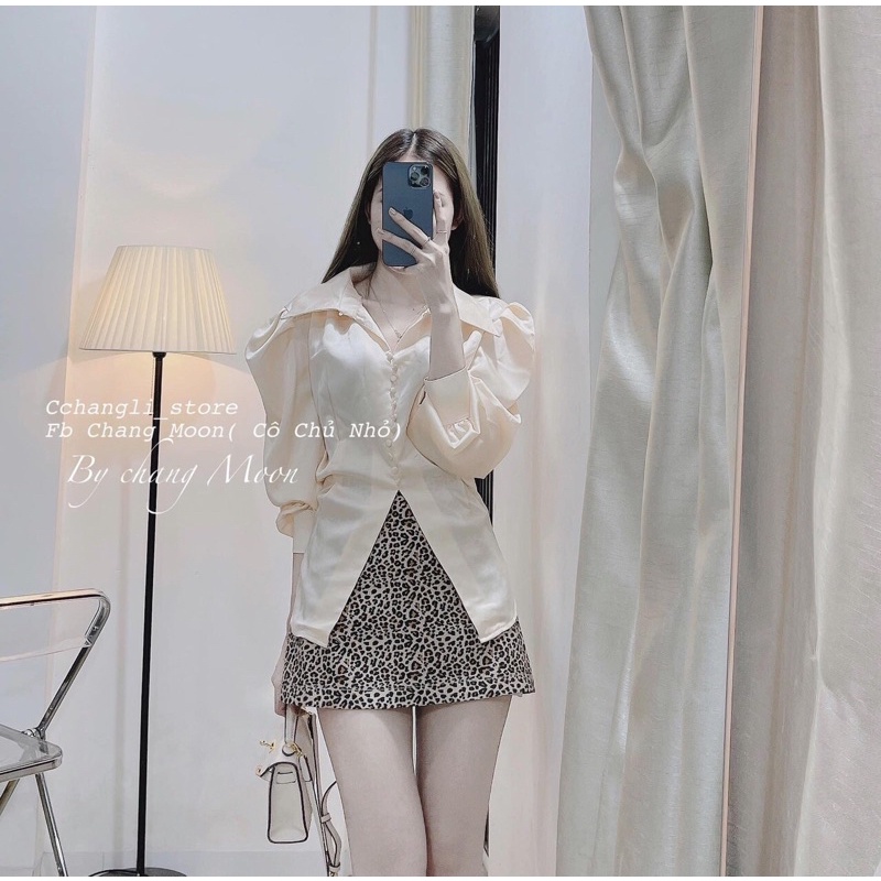 ÁO SƠ MI NÚT BỌC TRÒN