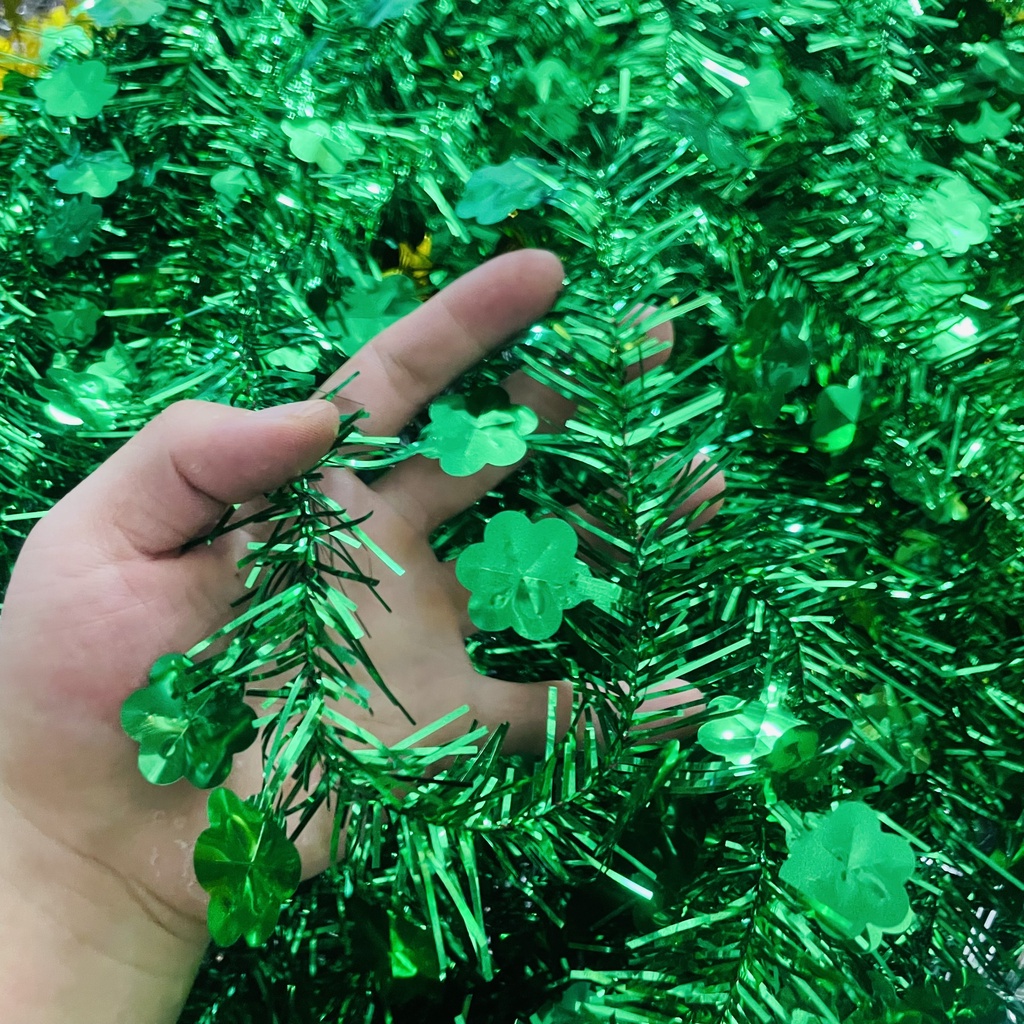sỉ 10 dây kim tuyến HOA MAI trang trí tết