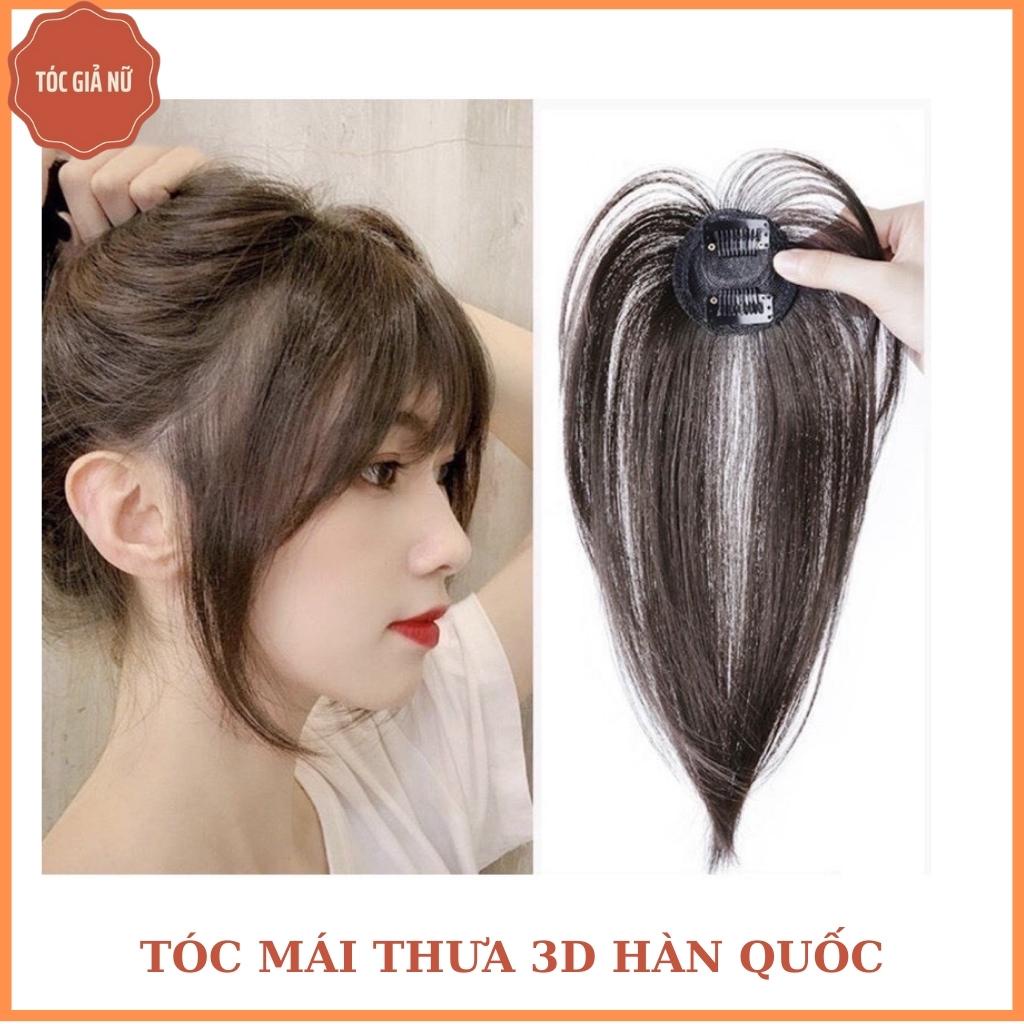 Tóc mái giả 3d❤️FREESHIP❤️ 3d mẫu mới 2 kẹp