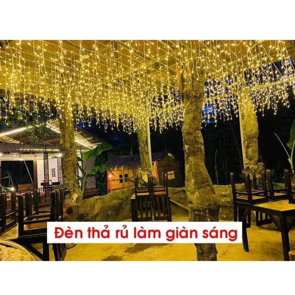 Đèn Rèm Mành 8M 12M 16M Mưa Led Rủ Mành Đèn Led Thả Mành Trang Trí Ngoài Trời Trang Trí Sự Kiện Nhà Cửa Sảnh Quán Cafe