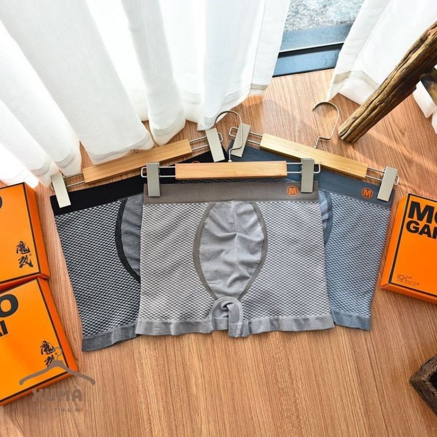 [ Free Ship ] Quần sịp quần lót nam chữ H cotton thoáng mát 4 chiều thoáng khí xuma 50-80kg