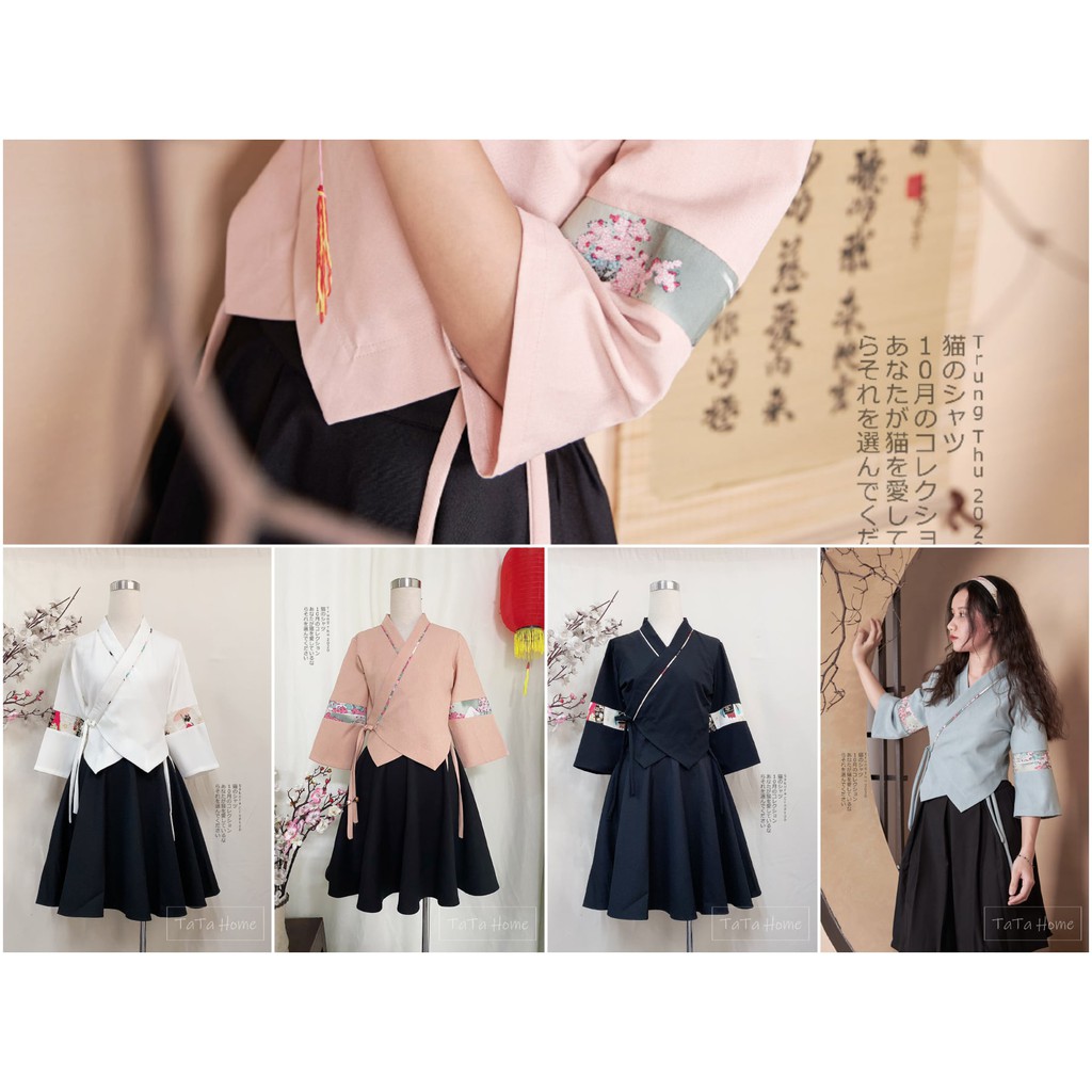 Áo Yukata Croptop Sakura/Geisha | BigBuy360 - bigbuy360.vn