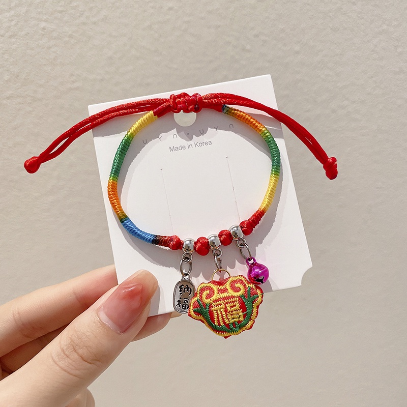 Vòng Tay May Mắn Bện Dây May Mắn Cho Cặp Đôi