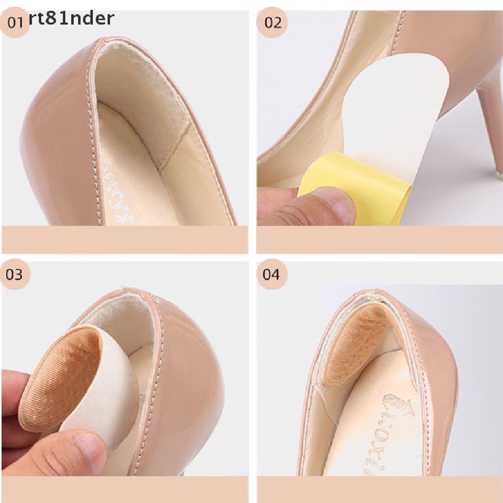 Set 2 / 4 Cặp Miếng Dán Gót Giày Cao Gót Mềm Mại Tự Dính