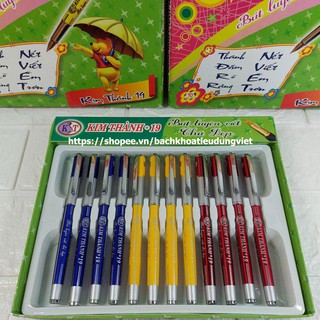 Hộp 12 chiếc bút máy Kim Thành 19