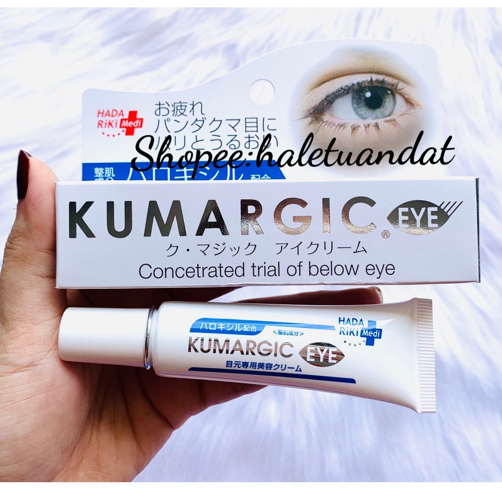Kem Kumargic Eye 20g của Nhật Hỗ Trợ Cải Thiện Thâm Quầng Mắt