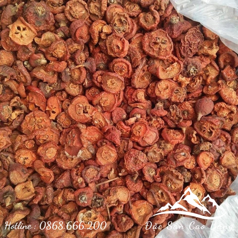 Táo mèo khô chuẩn Tây Bắc, lát to ít vụn, túi 1kg