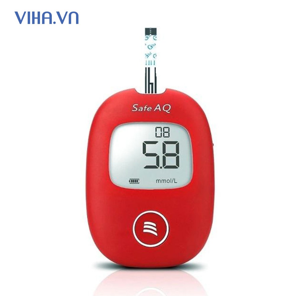 Máy đo đường huyết Sinocare Safe AQ + 50 que thử + 50 kim- thiết bị y tế việt hà