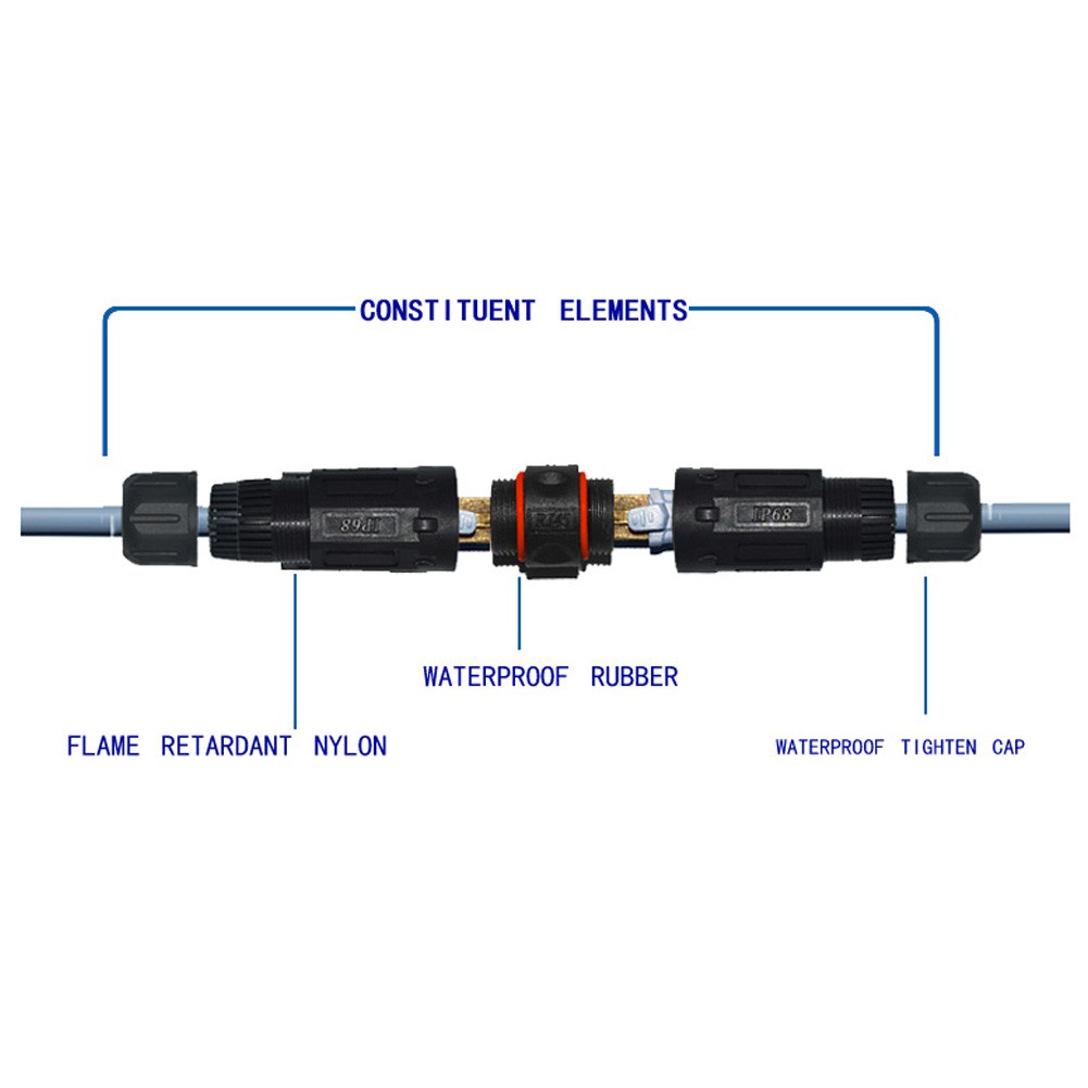 Đầu Nối Dây Cáp Mạng Rj45 Chống Thấm Nước