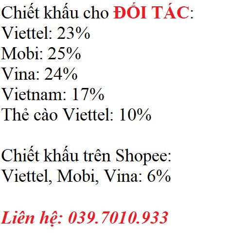 Thẻ Nạp Viettel 50k