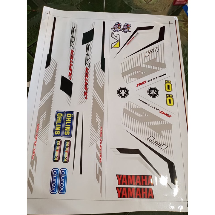 Tem rời jupiter FI RC 2016 xe trắng