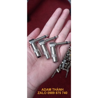 1 jack 6 ly 6.5mm/6.35mm đực mono cong vuông góc