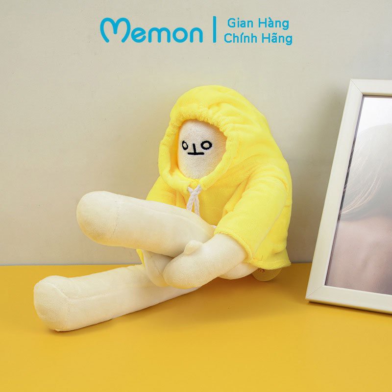 Banana Man Người Chuối Nhồi Bông Trầm Cảm LELUSH Đáng Yêu Cao Cấp Memon