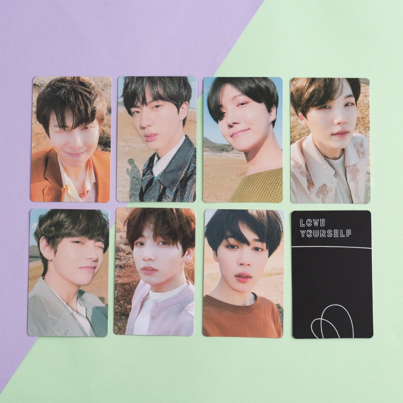 1 Thẻ Hình Nhóm Nhạc BTS Chất Lượng Cao