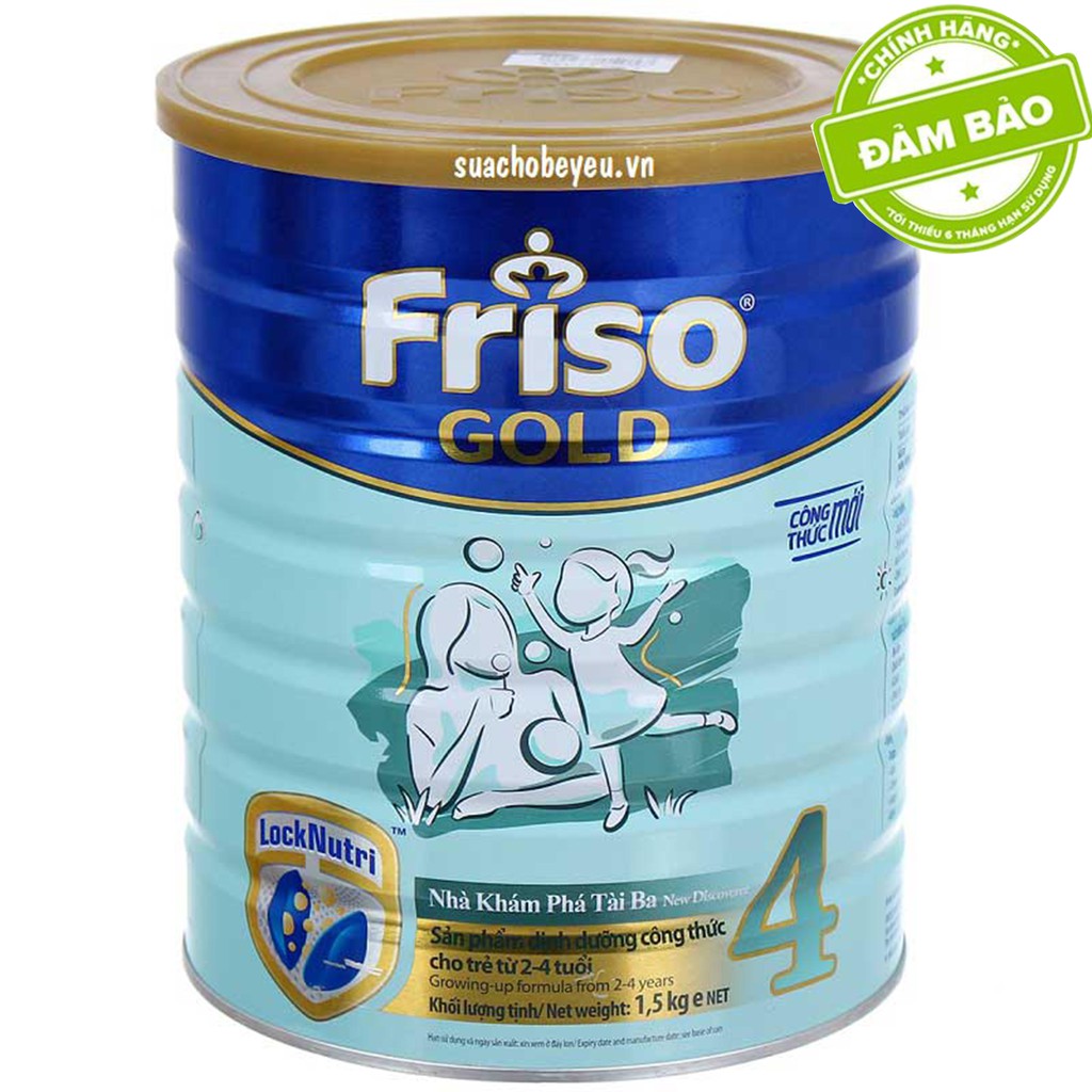 Sữa Friso Gold 4 1,5kg Tặng Bộ đồ chơi nhà bếp trị giá 150K