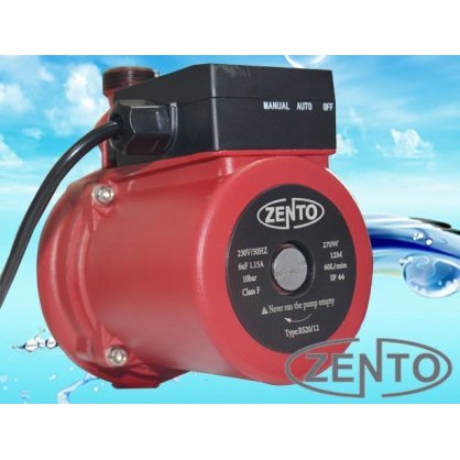 Máy bơm tăng áp Zento có zơle tự ngắt (270W)