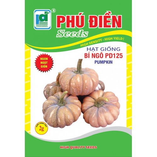 HẠT GIỐNG BÍ ĐỎ TRÒN (2g)