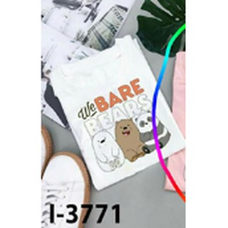 Áo thun tay lỡ gấu We bare bear nhiều mẫu