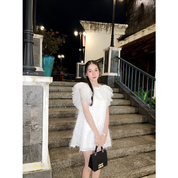Luna Dress thiết kế dáng suông tay xoè bồng siêu xinh