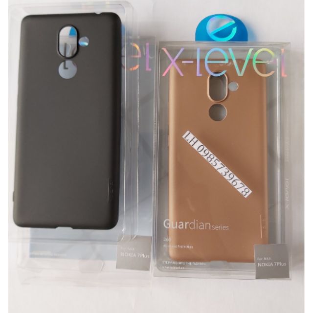 Ốp Dẻo Nokia 7 Plus Chính hãng hiệu X-LEVE (Tặng Thêm Kính cường lực cao cấp)