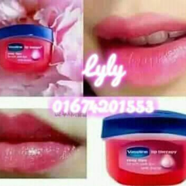 Combo 3 hũ dưỡg môi vaseline