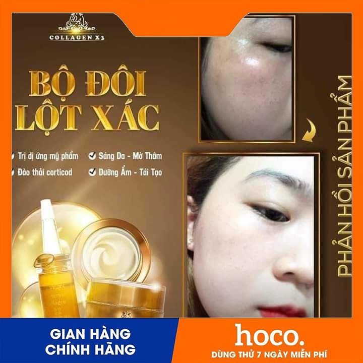 Combo kem Face Collagen X3(100% chính hãng)