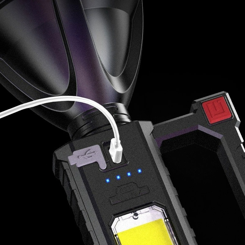Đèn LED Cầm Tay Chống Thấm Nước Sạc USB Tiện Dụng