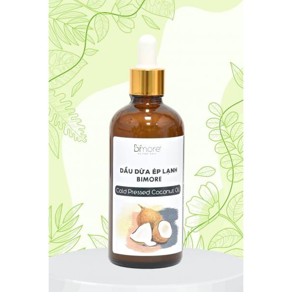 Dầu dừa ép lạnh nguyên chất dưỡng tóc, dưỡng mi, làm mềm da
