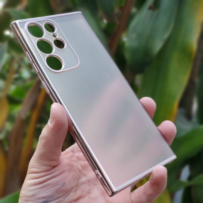 Ốp lưng Sulada nhám viền màu cho Samsung S22, S22 Plus, S22 Ultra chống Vân tay siêu đẹp